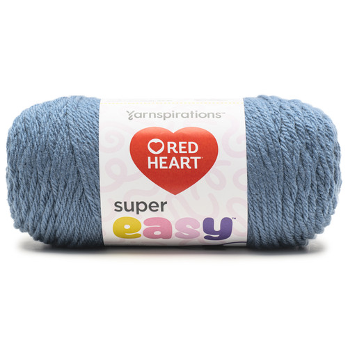 Red Heart Super Easy Yarn-Blue Jeans - 5A002X8N-1GY6C - 073650101526