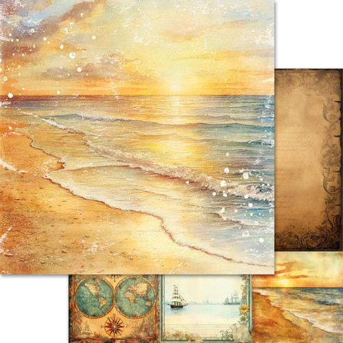 Memory Place Double-Sided Collection Pack 8"X8"-Sail Away - 5A0032T6-1H4HW