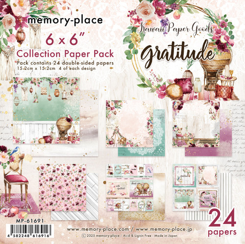 Memory Place Collection Pack 6"X6"-Gratitude - 5A0032SM-1H4JF - 4582248616916