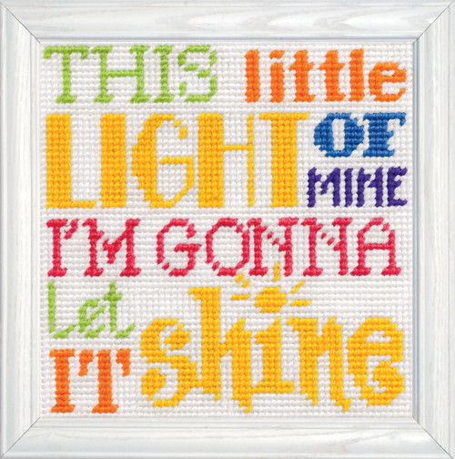 Design Works Needlepoint Kit 5"X5"-This Light - 5A0032QQ-1H4FS Design Works Needlepoint Kit 5"X5"-This Light - 5A0032QQ-1H4FS