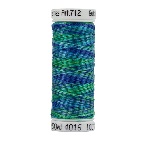 Sulky Cotton Petites Blendables Thread 12wt 50yd-Peacock Plume - 5A00336B-1H4YH - 727072001420