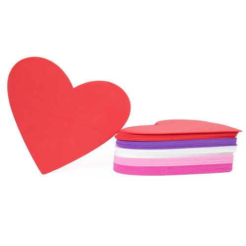 2 Pack - CousinDIY Foam Cutouts 6.5" 35/Pkg-Heart - 5A002LT8-1GNH6 2 Pack - CousinDIY Foam Cutouts 6.5" 35/Pkg-Heart - 5A002LT8-1GNH6