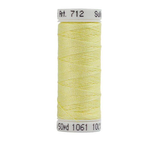 6 Pack - Sulky Cotton Petites Thread 12wt 50yd-Pale Yellow - 5A003385-1H4V9 - 727072000843