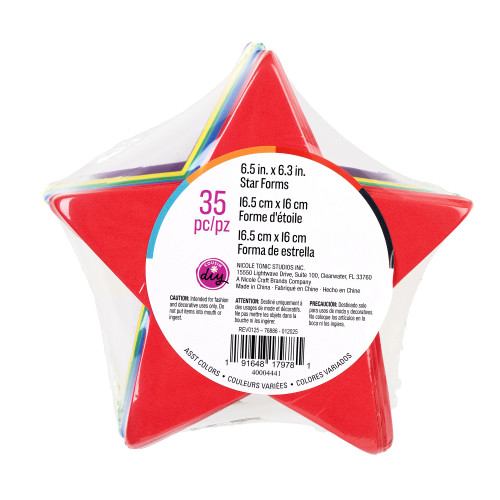 2 Pack - CousinDIY Foam Cutouts 6.5" 35/Pkg-Star - 5A002LT0-1GNHF - 191648179781