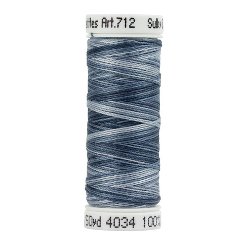 6 Pack - Sulky Cotton Petites Blendables Thread 12wt 50yd-Soft Blacks - 5A00336B-1H4VV - 727072002489
