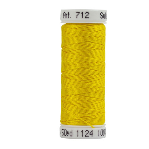 6 Pack - Sulky Cotton Petites Thread 12wt 50yd-Sun Yellow - 5A003385-1H4QL - 727072000935