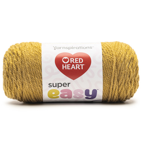 3 Pack - Red Heart Super Easy Yarn-Gold - 5A002X8N-1GY6L - 073650100116