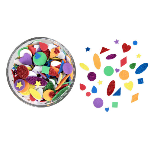 3 Pack - CousinDIY Foam Sticker Pieces Variety Pack 500/Pkg-Assorted - 5A002LTB-1GNHH 3 Pack - CousinDIY Foam Sticker Pieces Variety Pack 500/Pkg-Assorted - 5A002LTB-1GNHH