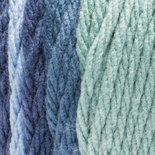 3 Pack - Red Heart Super Easy Stripes Yarn-Seaside Breeze - 5A002X8P-1GY6Z