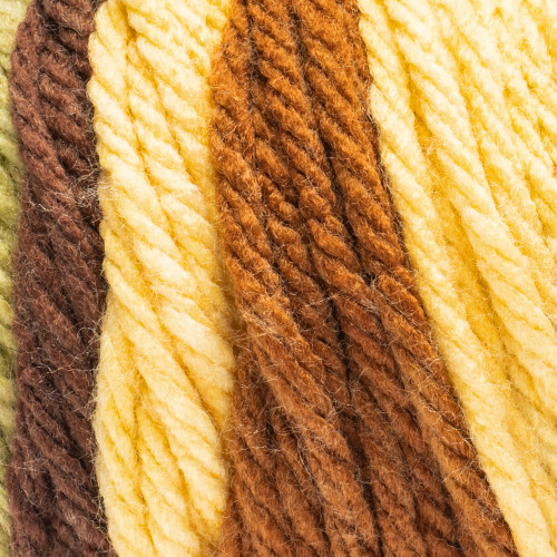 3 Pack - Red Heart Super Easy Stripes Yarn-Wilderness - 5A002X8P-1GY6J