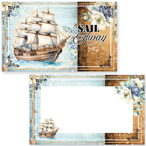 3 Pack - Memory Place Journal Card Pack 20/Pkg-Sail Away - 5A0032SJ-1H4HY