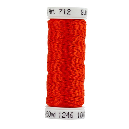 6 Pack - Sulky Cotton Petites Thread 12wt 50yd-Orange Flame - 5A003385-1H4ND - 727072001222