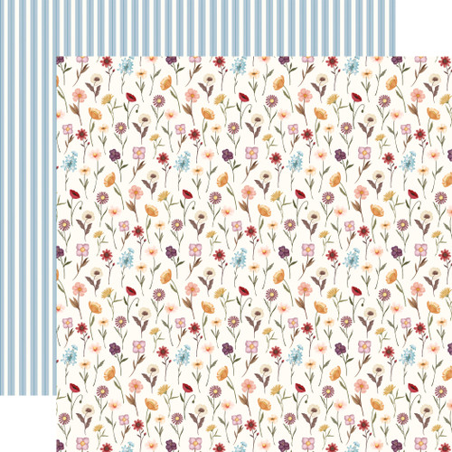 25 Pack - Pressed Floral Double-Sided Cardstock 12"x12"-Grow Your Own Way Stems - 5A0033YC-1H5NQ - 810192596539