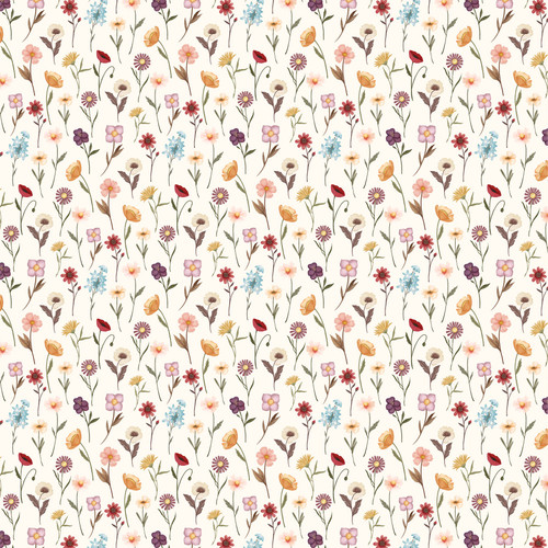 25 Pack - Pressed Floral Double-Sided Cardstock 12"x12"-Grow Your Own Way Stems - 5A0033YC-1H5NQ