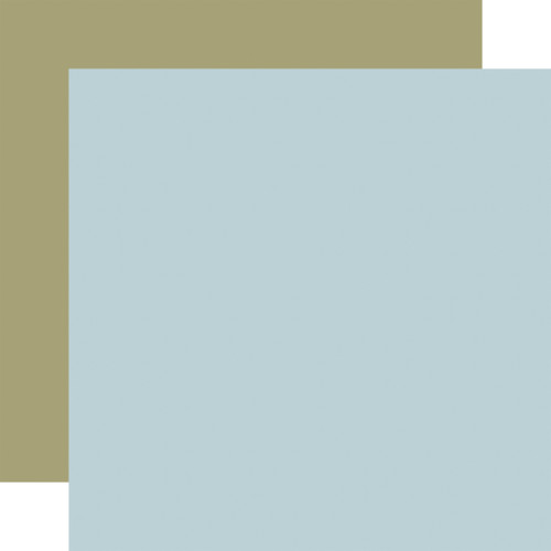 25 Pack - Pressed Floral Double-Sided Cardstock 12"x12"-Blue/ Green - 5A0033YC-1H5M5 - 810192596645