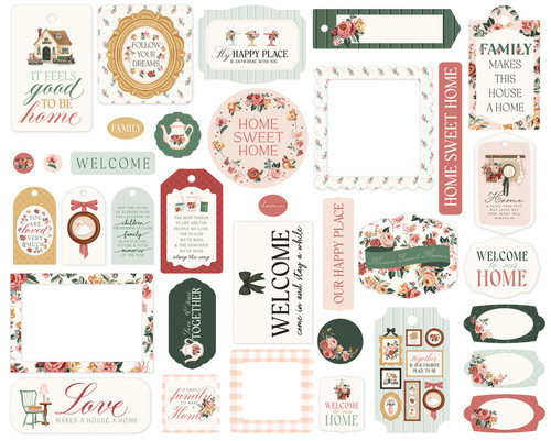 3 Pack - Carta Bella Cardstock Ephemera-Frames & Tags, Feels Like Home - 5A0033XX-1H5MS 3 Pack - Carta Bella Cardstock Ephemera-Frames & Tags, Feels Like Home - 5A0033XX-1H5MS