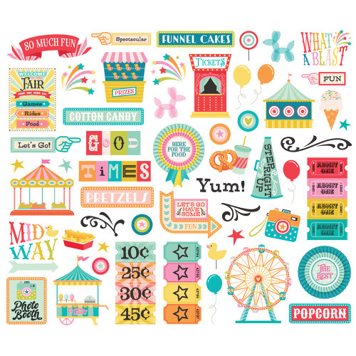 3 Pack - Fun Times Bits & Pieces Die-Cuts-Elements - 5A0032B4-1H3XS