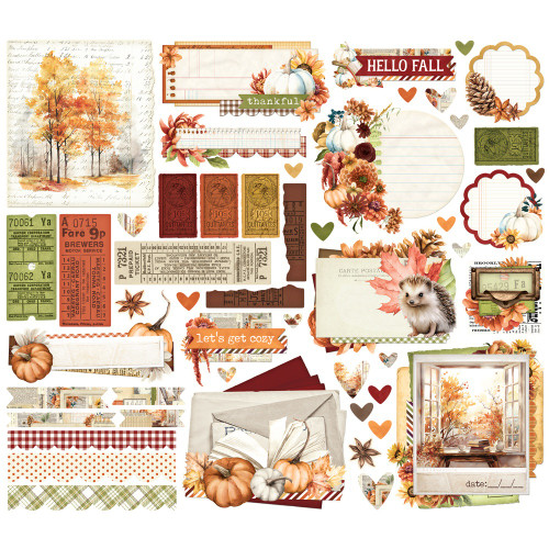 3 Pack Simple Stories Ephemera-Simple Vintage Autumn Breeze 5A00329N-1H3ZW