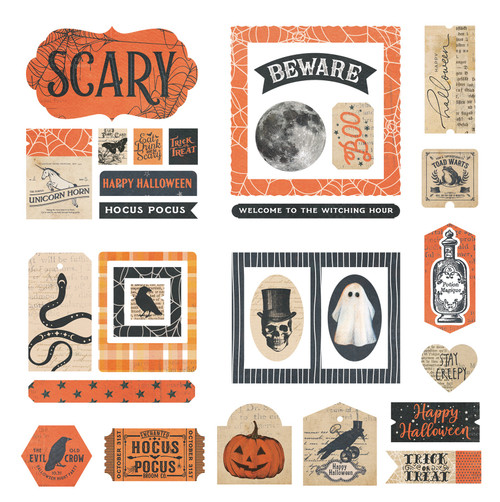 3 Pack - PhotoPlay Ephemera Cardstock Die-Cuts-Halloween Junque - 5A00347K-1H5YC