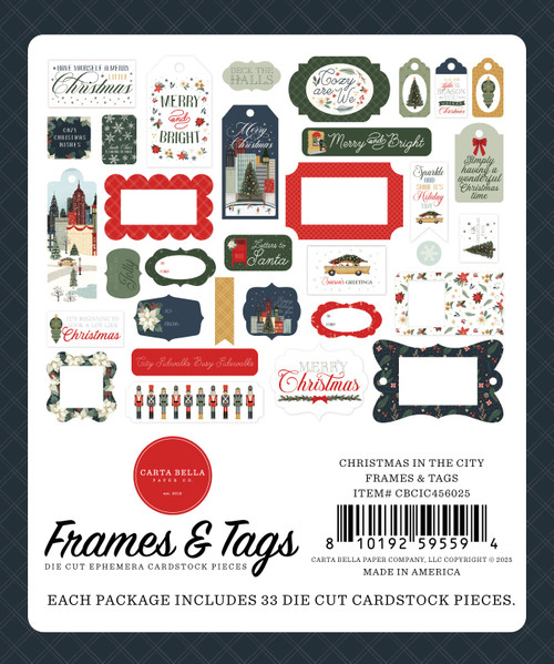 3 Pack - Carta Bella Cardstock Ephemera-Frames & Tags, Christmas In The City - 5A0033MB-1H59D 3 Pack - Carta Bella Cardstock Ephemera-Frames & Tags, Christmas In The City - 5A0033MB-1H59D