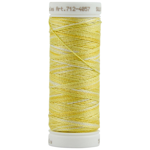 6 Pack - Sulky Cotton Petites Blendables Thread 12wt 50yd-Fresh Butter - 5A00336B-1H4YR - 727072018879