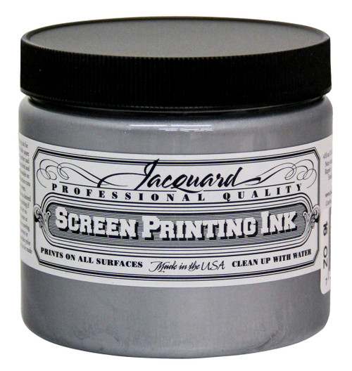 Jacquard Professional Screen Ink 16oz-#122 Silver - 5A002B88-1H5VW - 743772021049