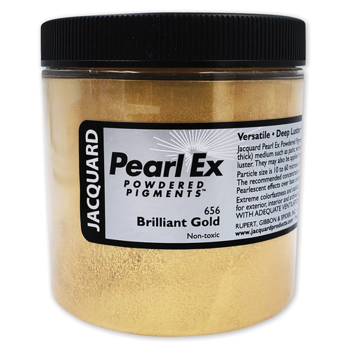 Jaquard Pearl Ex Powdered Pigments 4oz-#656 Brilliant Gold - 5A002HFJ-1H5WR - 743772030416