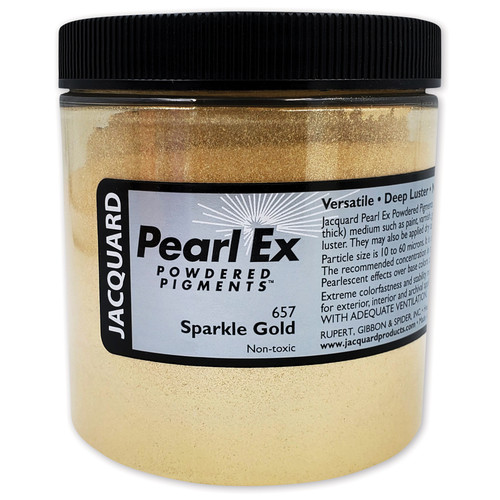 Jacquard Pearl Ex Powdered Pigments 4oz-#657 Sparkle Gold - 5A002HFV-1H5WX - 743772030423