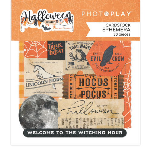 PhotoPlay Ephemera Cardstock Die-Cuts-Halloween Junque - 5A00347K-1H5YC - 709388350850