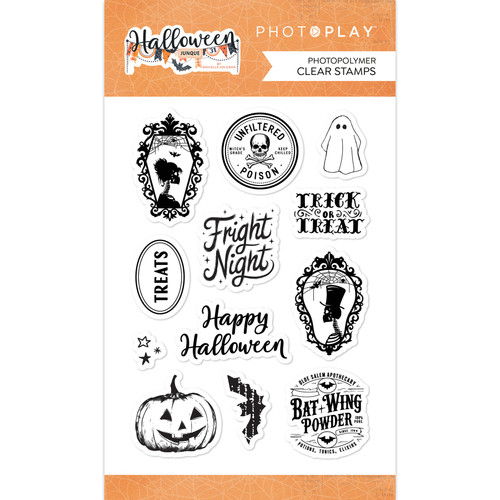 PhotoPlay Photopolymer Clear Stamps-Halloween Junque - 5A003479-1H5YG - 709388350867