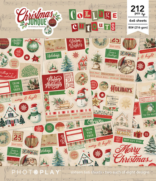 PhotoPlay Collage Cutouts-Christmas Junque - 5A003484-1H5YK - 709388349212