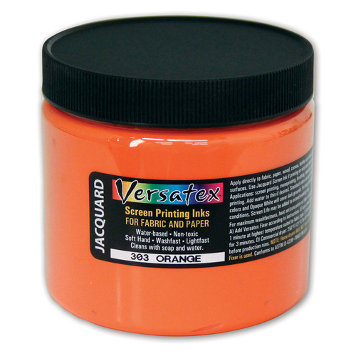 Jacquard Versatex Screen Ink-#303 Orange - 5A00344X-1H5TH - 743772330301