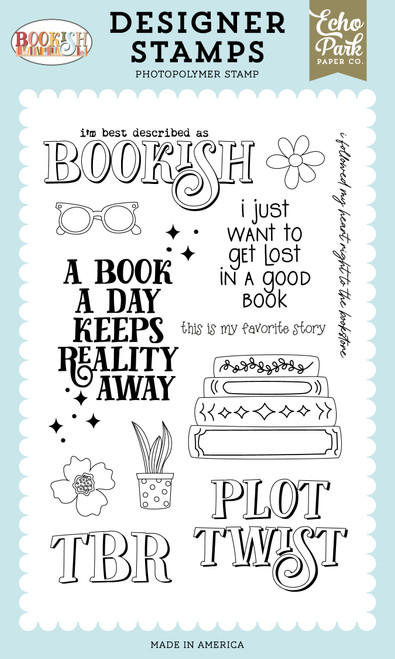 Bookish Stamp Set-TBR - 5A0033ZZ-1H5R9 - 810192594054