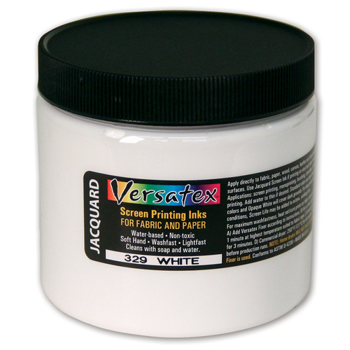 Jacquard Versatex Screen Ink-#329 White - 5A00344X-1H5VB - 743772332909