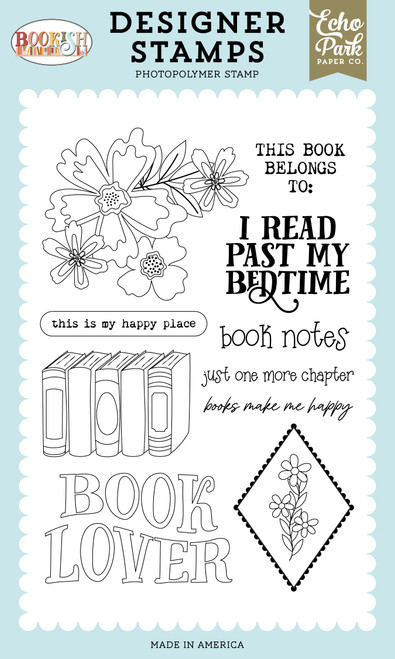 Bookish Stamp Set-Just One More Chapter - 5A00340K-1H5QS - 810192594061