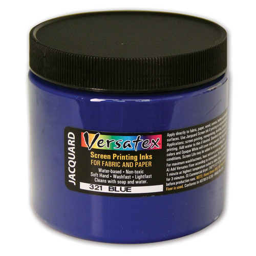 Jacquard Versatex Screen Ink-#321 Blue - 5A00344X-1H5VM - 743772332107