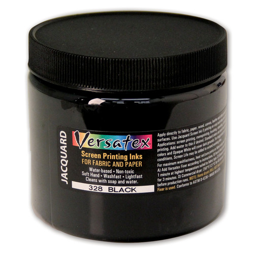 Jacquard Versatex Screen Ink-#328 Black - 5A00344X-1H5VK - 743772332800