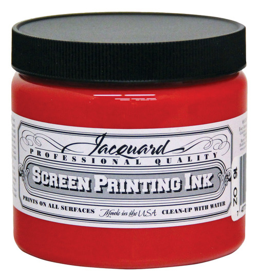 Jacquard Professional Screen Ink 16oz-#105 Bright Red - 5A002B88-1H5TG - 743772020875