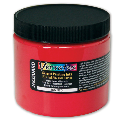 Jacquard Versatex Screen Ink-#305 Red - 5A00344X-1H5VS - 743772330509