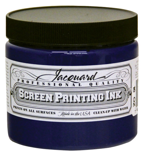 Jacquard Professional Screen Ink 16oz-#111 Blue - 5A002B88-1H5TY - 743772020936