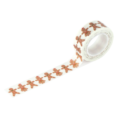 Santa's Christmas Delivery Washi Tape-Best Dressed Gingerbreads - 5A0033P2-1H5FK - 810192595044
