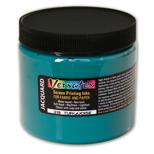 Jacquard Versatex Screen Ink-#319 Turquoise - 5A00344X-1H5VJ - 743772331902