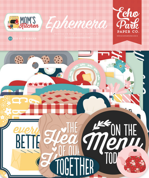 Echo Park Ephemera-Icons, Mom's Kitchen - 5A0033TP-1H5GH - 810192592746