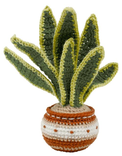 Fabric Editions Needle Creations Crochet Kit-Snake Plant - 5A0033JJ-1H57L