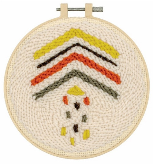 Fabric Editions Needle Creations Punch Needle Kit 6"-Arrow - 5A0033JK-1H57R