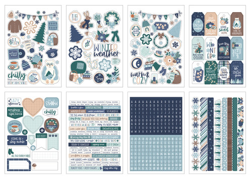 Echo Park Sticker Book-Snow Day - 5A0033TG-1H5J8