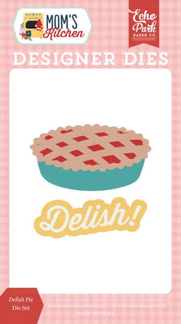 Mom's Kitchen Small Die Set-Delish Pie - 5A0033VL-1H5JC - 810192593439