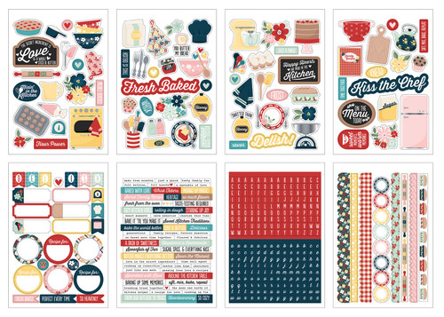 Echo Park Sticker Book-Mom's Kitchen - 5A0033RK-1H5KD