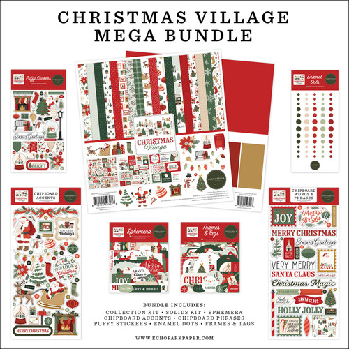 Carta Bella Mega Bundle-Christmas Village - 5A0033K2-1H58B - 810192591275