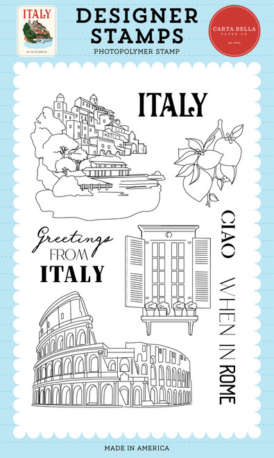Italy Stamp Set-When In Rome - 5A0033W4-1H5L4 - 810192596843